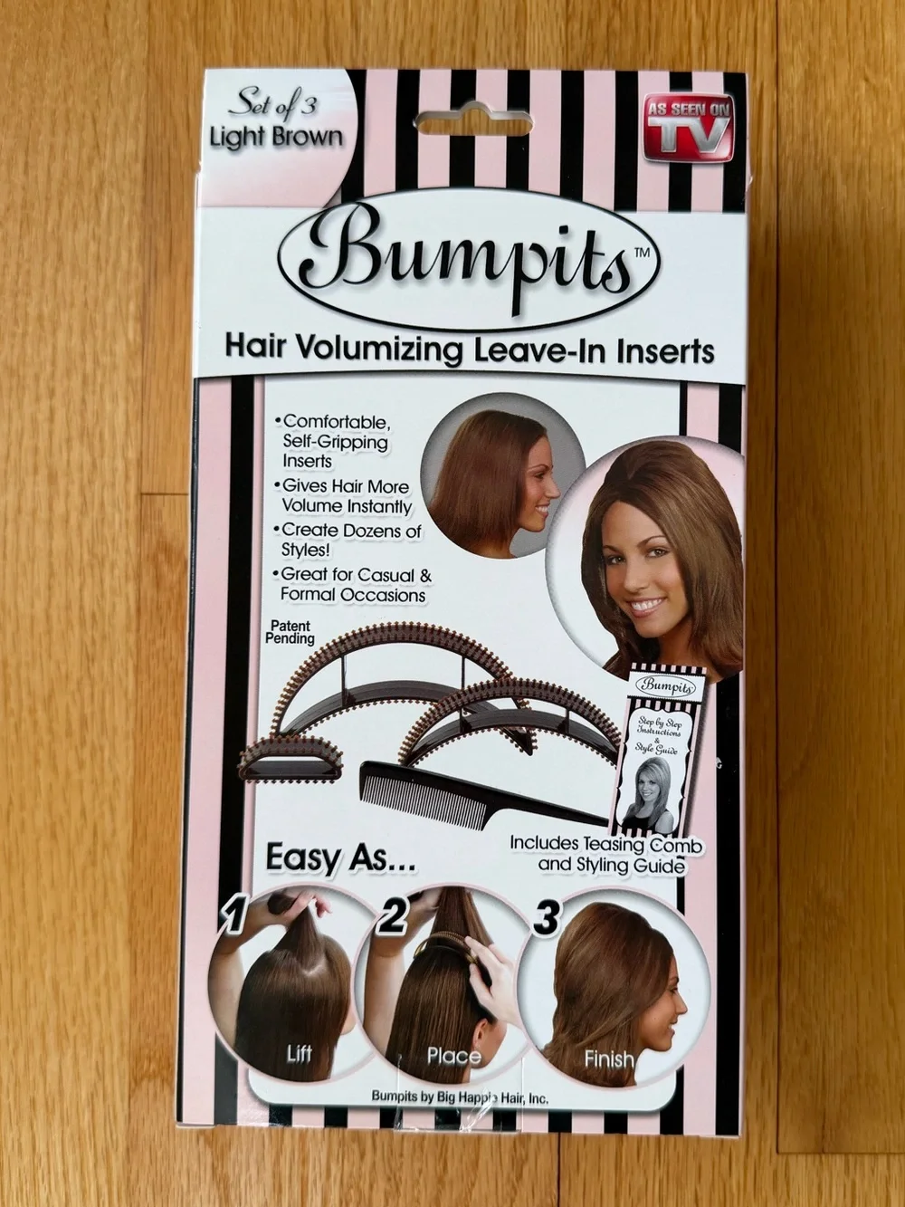 Bumpits Vintage Y2K Hair Inserts 3 Pack